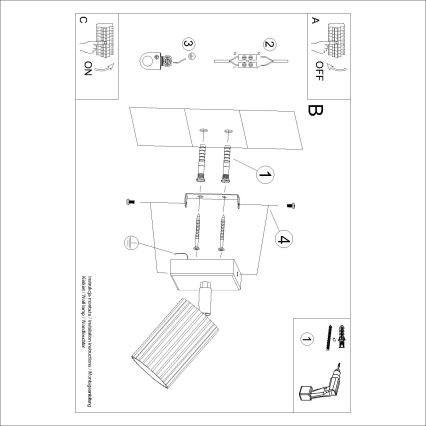 Brilagi - Nástěnné bodové svítidlo CRESTO 1xGU10/10W/230V červená