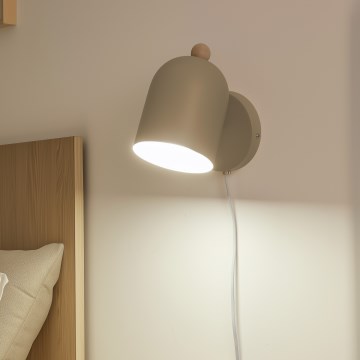 Brilagi - Nástěnné bodové svítidlo GALLION 1xE27/15W/230V béžová