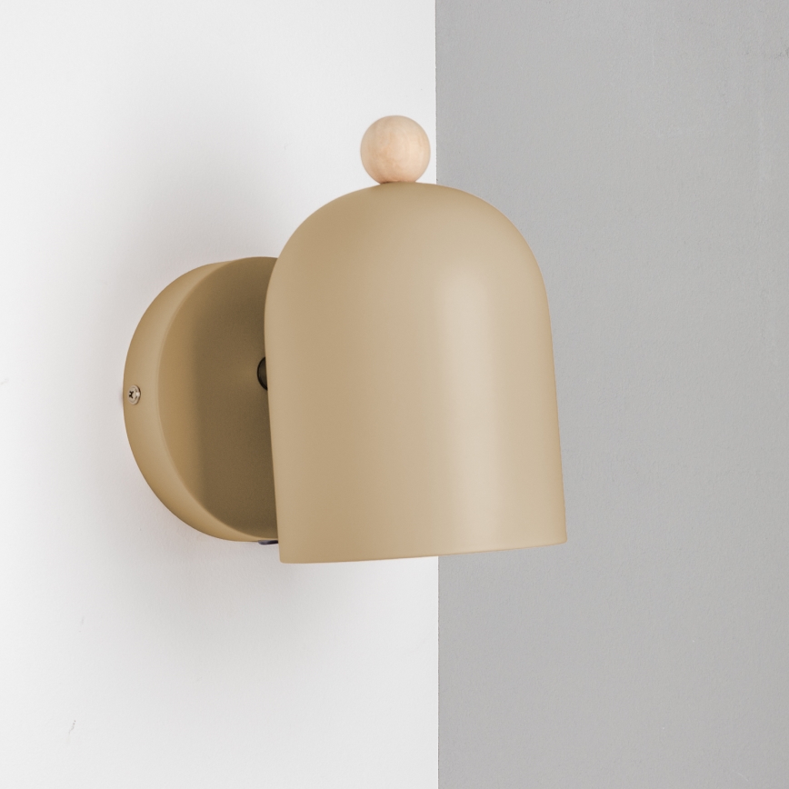 Brilagi - Nástěnné bodové svítidlo GALLION 1xE27/15W/230V béžová