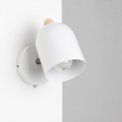 Brilagi - Nástěnné bodové svítidlo GALLION 1xE27/15W/230V bílá