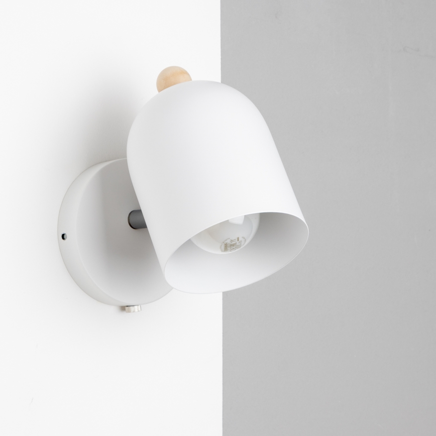 Brilagi - Nástěnné bodové svítidlo GALLION 1xE27/15W/230V bílá