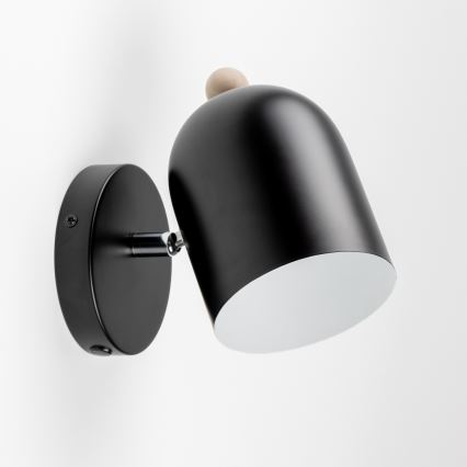 Brilagi - Nástěnné bodové svítidlo GALLION 1xE27/15W/230V černá