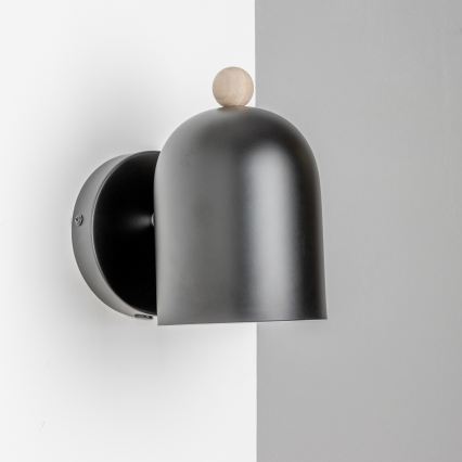 Brilagi - Nástěnné bodové svítidlo GALLION 1xE27/15W/230V černá