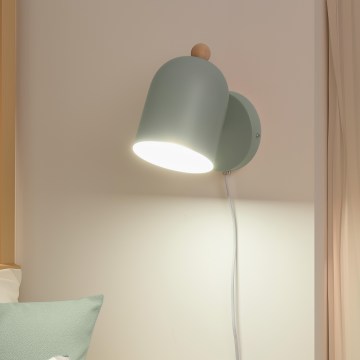 Brilagi - Nástěnné bodové svítidlo GALLION 1xE27/15W/230V zelená