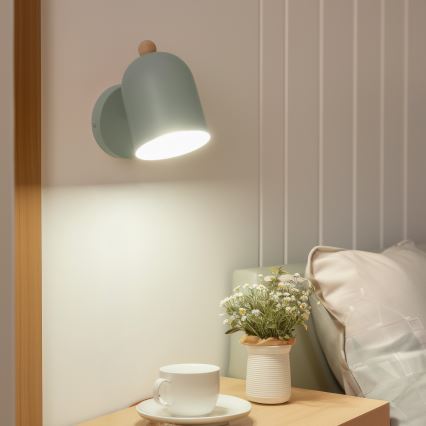 Brilagi - Nástěnné bodové svítidlo GALLION 1xE27/15W/230V zelená