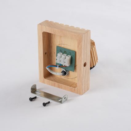 Brilagi - Nástěnné bodové svítidlo HYGGE 1xE14/15W/230V dřevo/kouřová