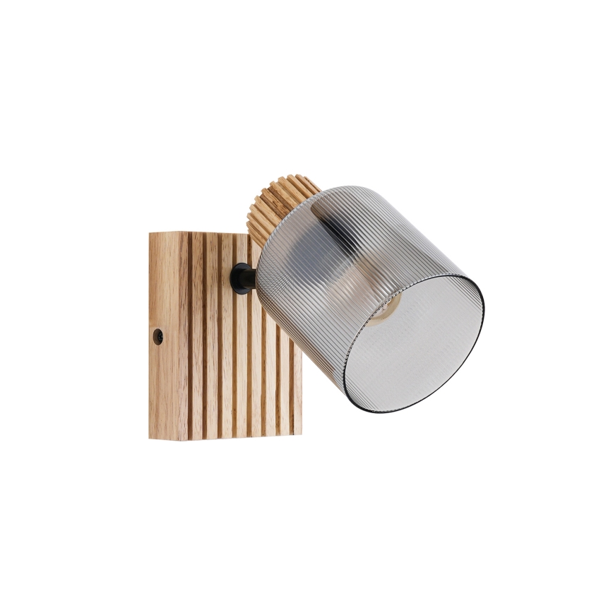 Brilagi - Nástěnné bodové svítidlo HYGGE 1xE14/15W/230V kaučukovník/kouřová