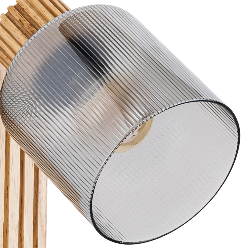 Brilagi - Nástěnné bodové svítidlo HYGGE 1xE14/15W/230V kaučukovník/kouřová
