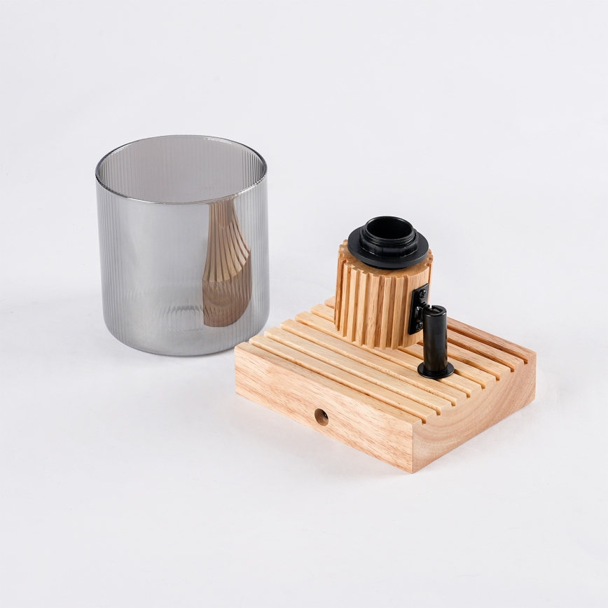 Brilagi - Nástěnné bodové svítidlo HYGGE 1xE14/15W/230V kaučukovník/kouřová