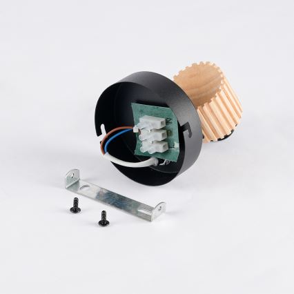 Brilagi - Nástěnné bodové svítidlo ODENSE 1xE14/10W/230V kaučukovník/černá