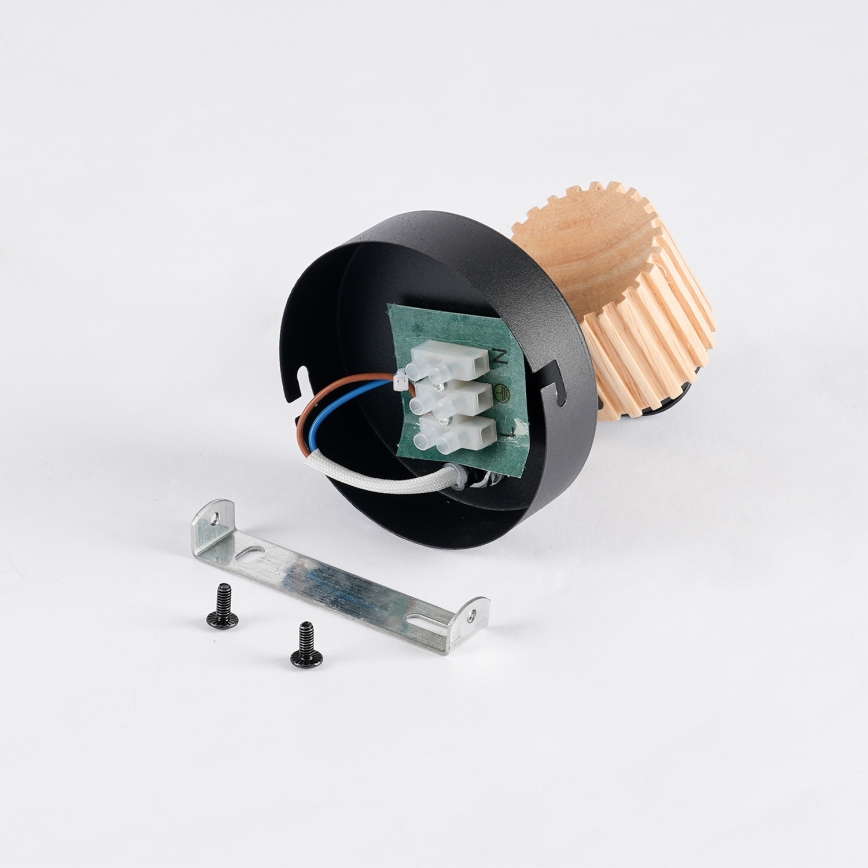 Brilagi - Nástěnné bodové svítidlo ODENSE 1xE14/10W/230V kaučukovník/černá