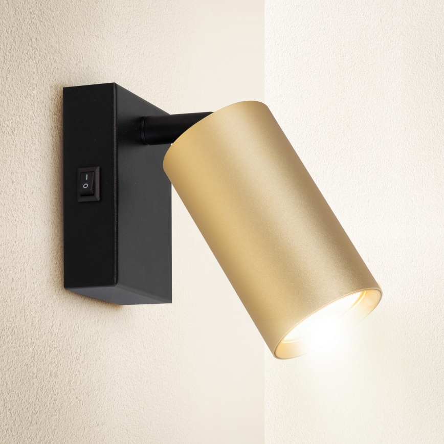 Brilagi - Nástěnné bodové svítidlo SELE 1xGU10/30W/230V černá/zlatá