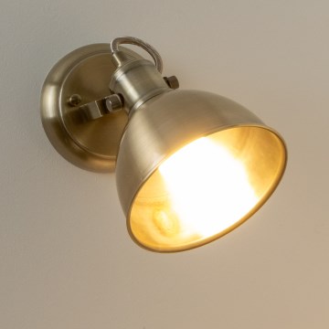 Brilagi - Nástěnné bodové svítidlo TECHNO 1xE27/60W/230V bronzová