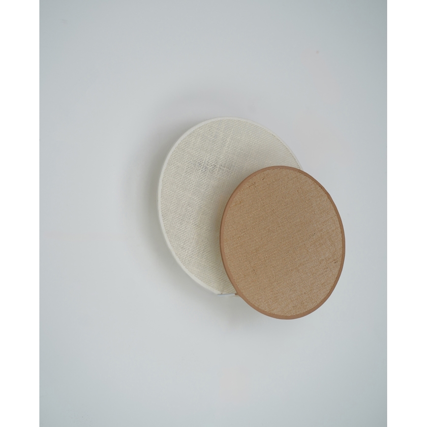 Brilagi - Nástěnné svítidlo CIRCLES 1xE27/15W/230V 35x32 cm béžová/krémová