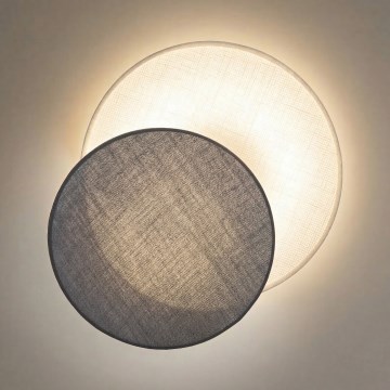 Brilagi - Nástěnné svítidlo CIRCLES 1xE27/60W/230V pr. 35 cm krémová/šedá