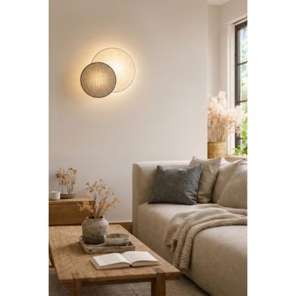 Brilagi - Nástěnné svítidlo CIRCLES 1xE27/60W/230V pr. 35 cm krémová/šedá