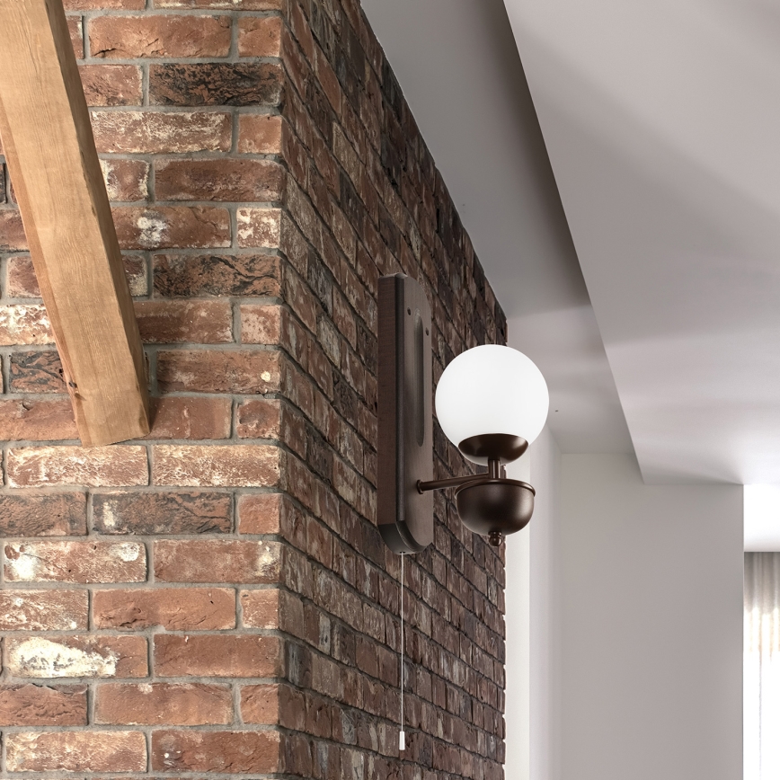 Brilagi - Nástěnné svítidlo COTTAGE 1xG9/40W/230V buk/bílá