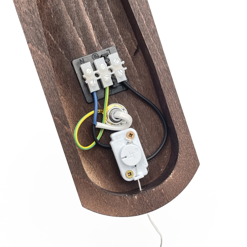 Brilagi - Nástěnné svítidlo COTTAGE 1xG9/40W/230V buk/bílá