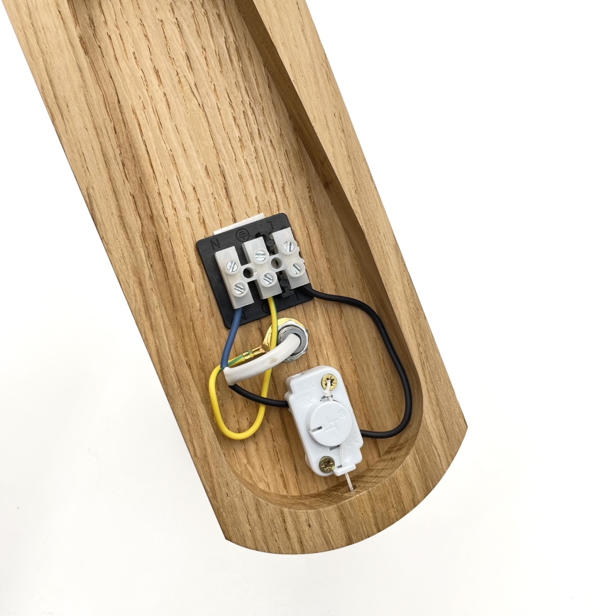 Brilagi - Nástěnné svítidlo COTTAGE 1xG9/40W/230V dub/bílá