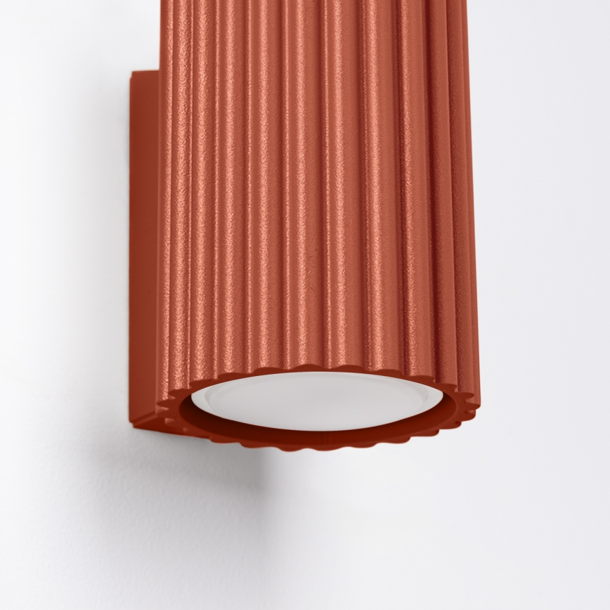 Brilagi - Nástěnné svítidlo CRESTO 1xGU10/10W/230V 10 cm červená