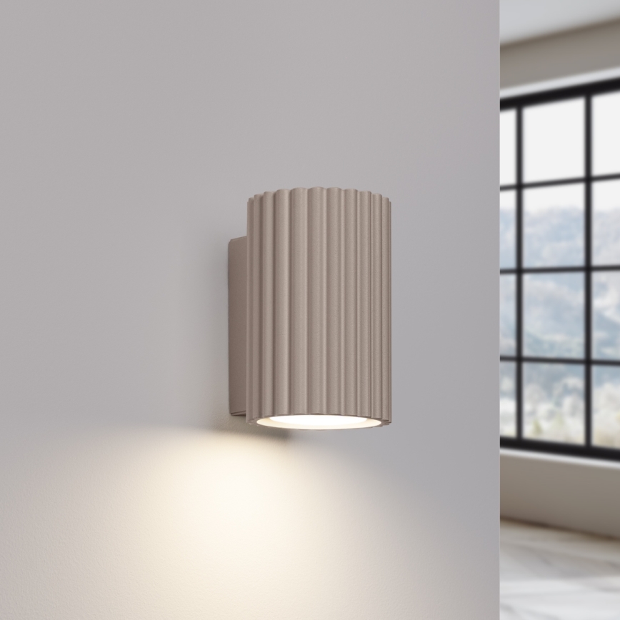 Brilagi - Nástěnné svítidlo CRESTO 2xGU10/10W/230V 10 cm taupe