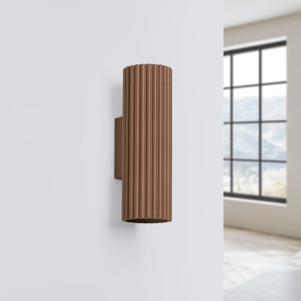 Brilagi - Nástěnné svítidlo CRESTO 2xGU10/10W/230V 20 cm hnědá