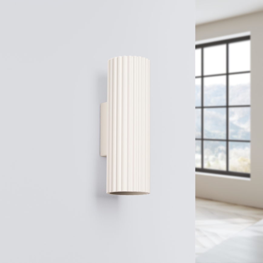 Brilagi - Nástěnné svítidlo CRESTO 2xGU10/10W/230V 20 cm krémová