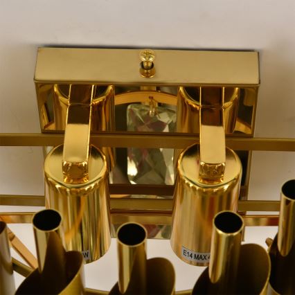 Brilagi - Nástěnné svítidlo ECLIPSE 2xE14/10W/230V zlatá