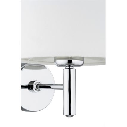 Brilagi - Nástěnné svítidlo MONTE 1xE27/60W/230V krémová/lesklý chrom