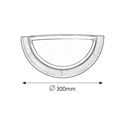Brilagi - Nástěnné svítidlo ORBIS 1xE27/60W/230V 30 cm borovice/dub