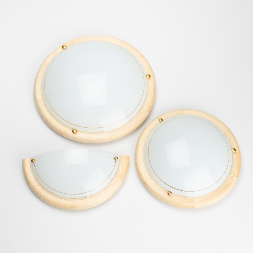 Brilagi - Nástěnné svítidlo ORBIS 1xE27/60W/230V 30 cm borovice