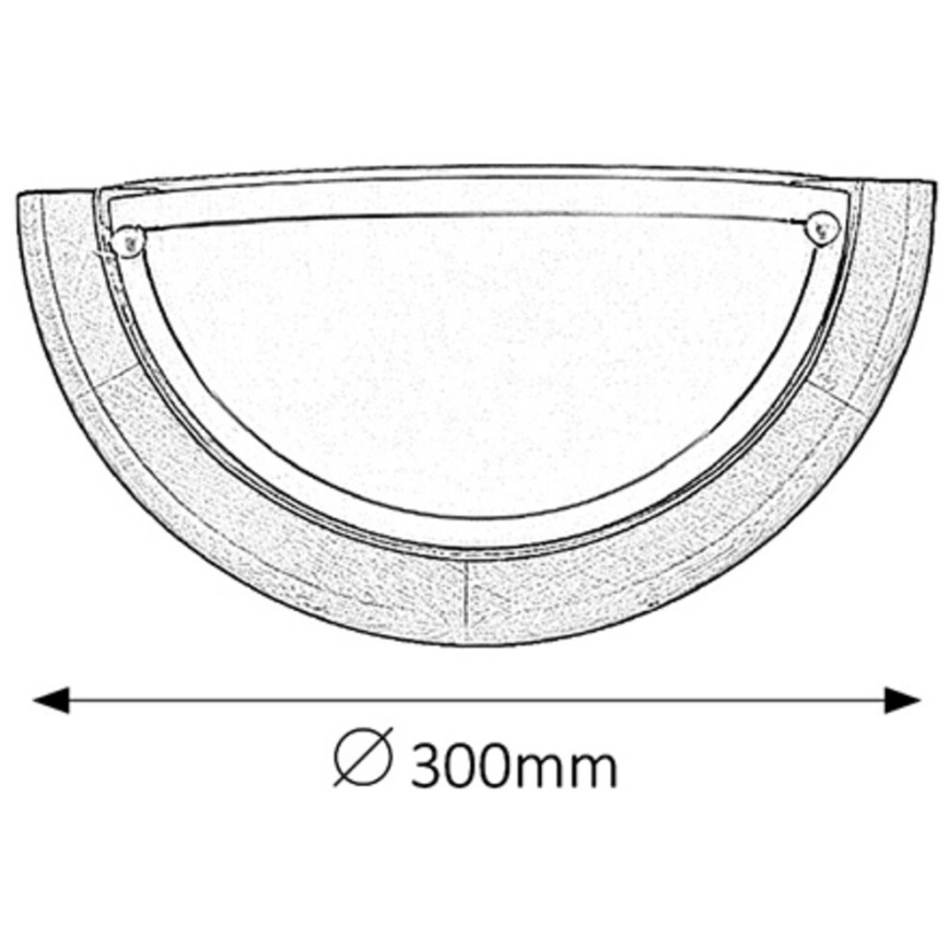 Brilagi - Nástěnné svítidlo ORBIS 1xE27/60W/230V 30 cm borovice
