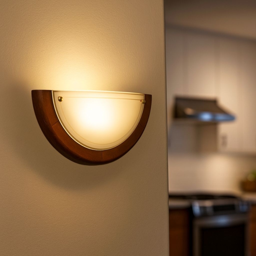 Brilagi - Nástěnné svítidlo ORBIS 1xE27/60W/230V 30 cm borovice