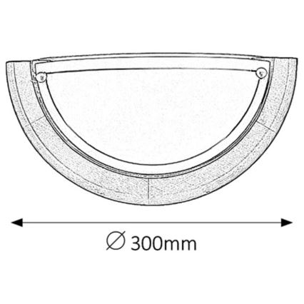 Brilagi - Nástěnné svítidlo ORBIS 1xE27/60W/230V 30 cm borovice