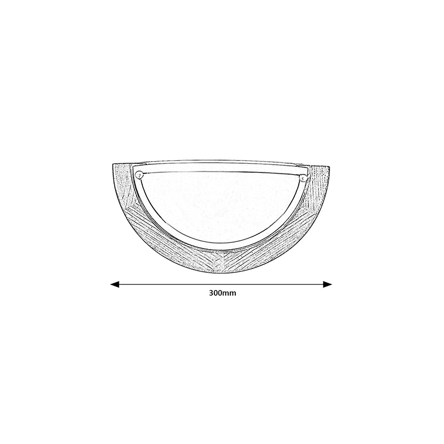 Brilagi - Nástěnné svítidlo ORBIS 1xE27/60W/230V 30 cm borovice