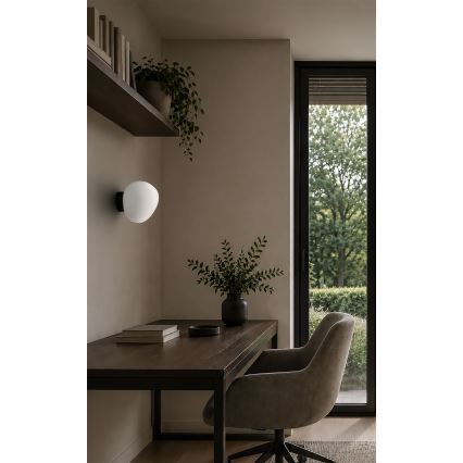 BRILAGI - Nástěnné svítidlo PEBBLES 1xE27/40W/230V pr. 20 cm černá