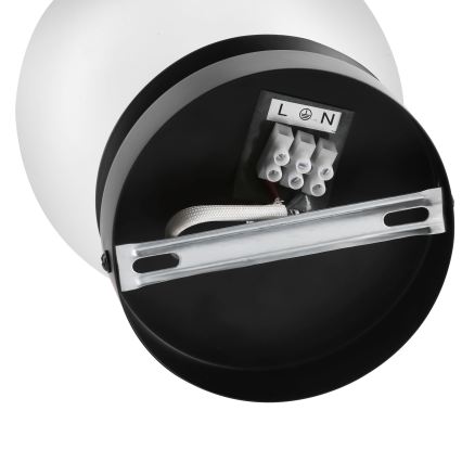 BRILAGI - Nástěnné svítidlo POLOS 1xE27/40W/230V pr. 20 cm černá