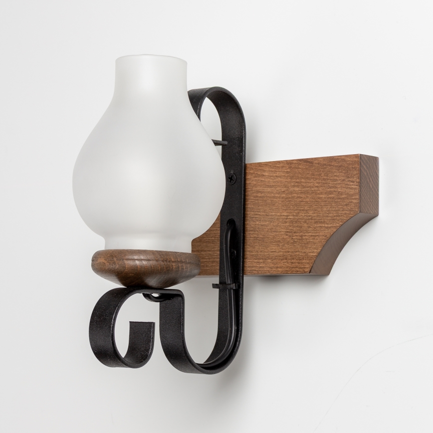 Brilagi - Nástěnné svítidlo QUEEN 1xE14/40W/230V buk/ořech