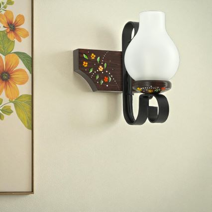 Brilagi - Nástěnné svítidlo QUEEN 1xE14/40W/230V buk/wenge