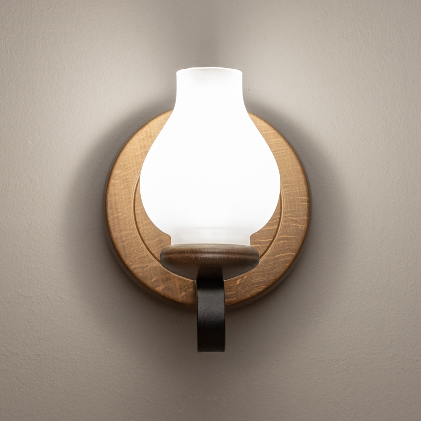 Brilagi - Nástěnné svítidlo ROATA APLICA 1xE14/40W/230V buk/ořech