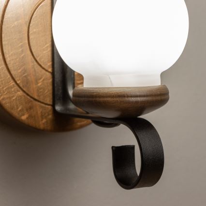 Brilagi - Nástěnné svítidlo ROATA APLICA 1xE14/40W/230V buk/ořech