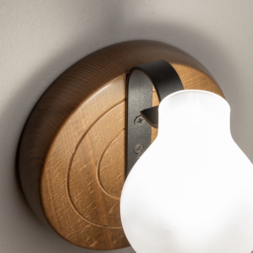 Brilagi - Nástěnné svítidlo ROATA APLICA 1xE14/40W/230V buk/ořech