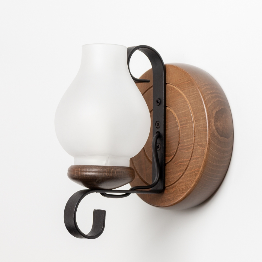 Brilagi - Nástěnné svítidlo ROATA APLICA 1xE14/40W/230V buk/ořech