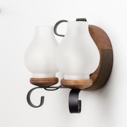 Brilagi - Nástěnné svítidlo ROATA APLICA 2xE14/40W/230V buk