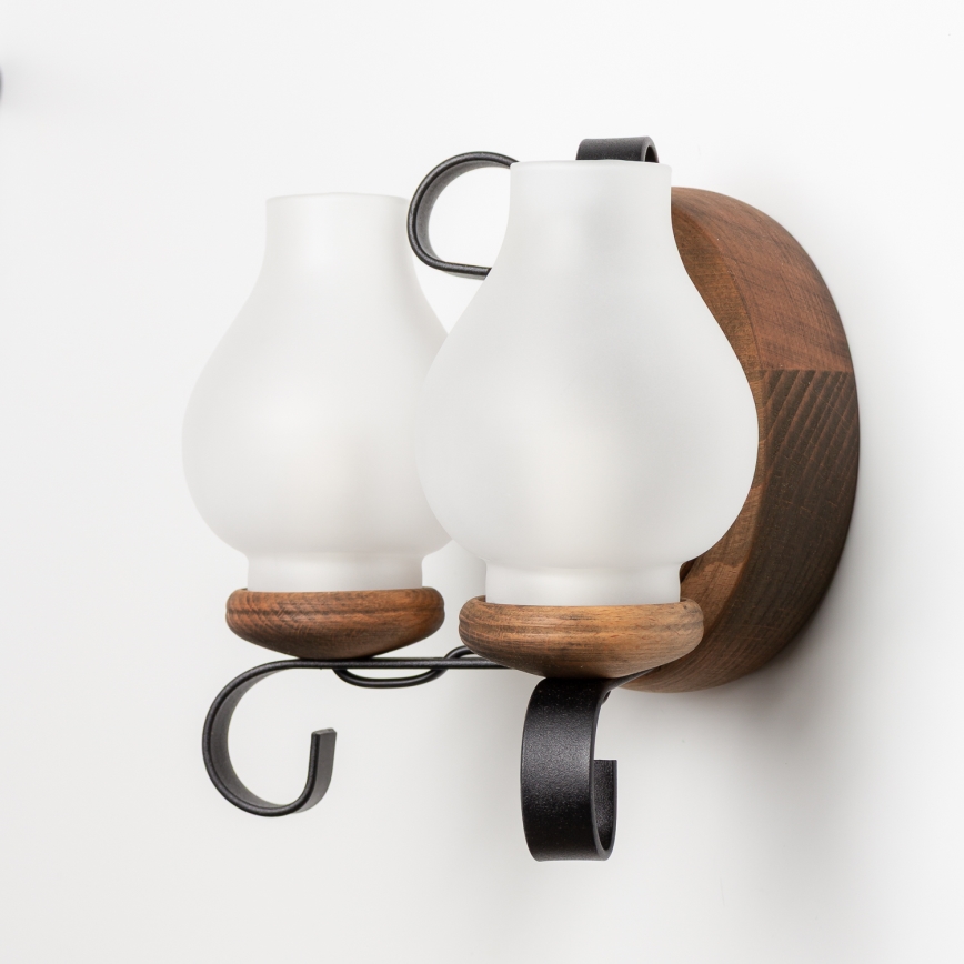 Brilagi - Nástěnné svítidlo ROATA APLICA 2xE14/40W/230V buk