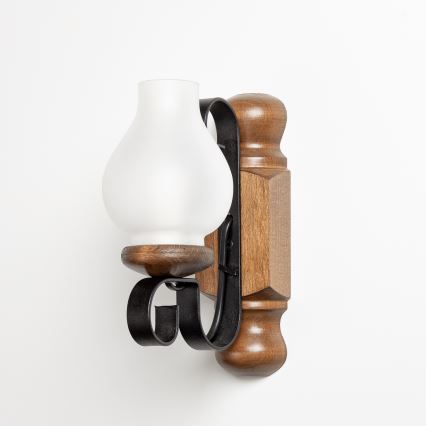 Brilagi - Nástěnné svítidlo RUSTIC 1xE14/40W/230V buk/ořech