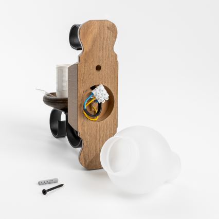 Brilagi - Nástěnné svítidlo RUSTIC 1xE14/40W/230V buk/ořech