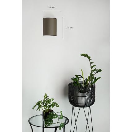 Brilagi - Nástěnné svítidlo SEMI 1xE27/15W/230V hnědá