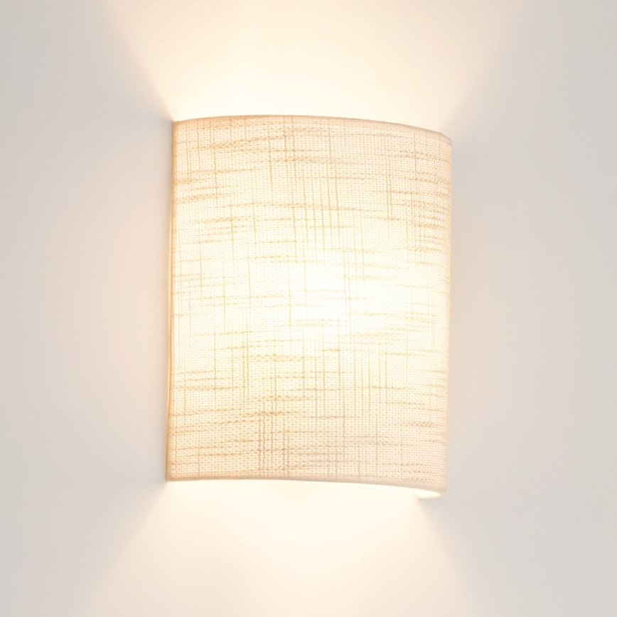 Brilagi - Nástěnné svítidlo SEMI 1xE27/15W/230V pr. 20 cm šedá