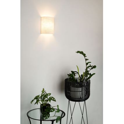 Brilagi - Nástěnné svítidlo SEMI 1xE27/15W/230V pr. 20 cm šedá